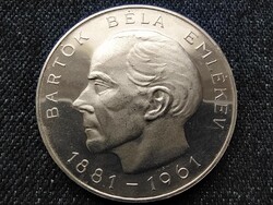 Bartók Béla .750 ezüst 25 Forint 1961 BP BU