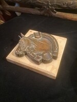 HORSESHOE BRONZE ASHTRAY