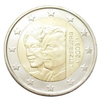 Luxemburg,2 euro 2009 D - Charlotte trónra lépésére aUNC+ ötvözet