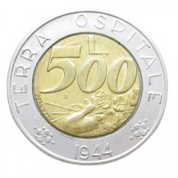 San Marino,500 lire 1991 aUNC+ ötvözet