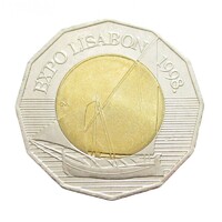 Horvátország,25 kuna 1998 - Lisszaboni Expo aUNC+ ötvözet