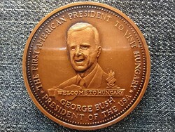George Bush Magyarországra látogat 1989