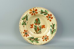 Erdély Vámfalu népi fazekas dísztányér