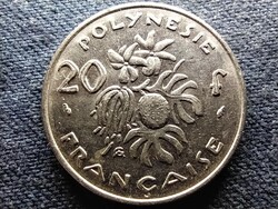 Francia Polinézia 20 frank 1979
