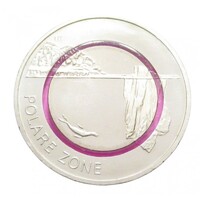 Németország,5 euro 2021 F - Sarkvidéki zóna aUNC+ ötvözet