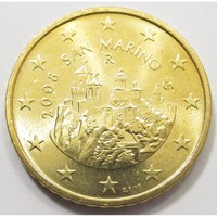 San Marino,50 eurocent 2008 aUNC+ ötvözet