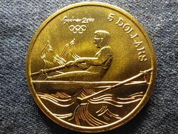 Ausztrália XXVII. Nyári Olimpia 2000 Sydney Evezés 5 Dollár 2000 BU