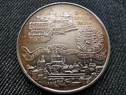 Buda Civitas Regia .900 ezüst 500 Forint 1990 BP BU