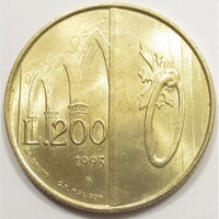 San Marino,200 lire 1993 aUNC+ ötvözet