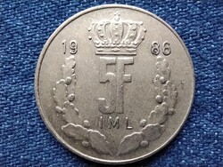 Luxemburg János (1964-2000) 5 Frank 1986