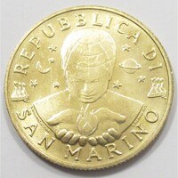 San Marino,200 lire 1997 - Festés aUNC+ ötvözet