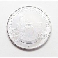 San Marino,50 lire 1979 - Harang aUNC+ vas