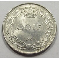 Románia,100 lei 1944 aUNC+ vas