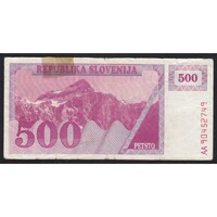 Szlovénia,500 tolarjev 1990 Restaurált
