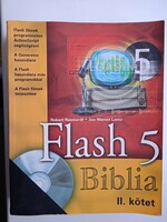 FLASH 5 biblia , II.kötet , CD melléklet nélkül , 2001-es kiadás , 1513 oldal , újszerű