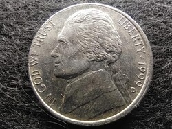 USA Jefferson nikkel 5 Cent 1999 D verdehibás