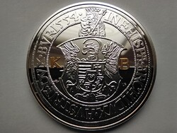 Magyar tallérok utánveretben I. Ferdinánd tallérja 1554 aranyozott ezüstözött