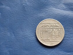 ARUBA 1 FLORIN 2016 WILLEM-ALEXANDER (VILMOS-SÁNDOR) KIRÁLY!