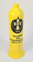 Vintage/régi reklámtárgy - ipari gázpalackot mintázó kerámia / ODV