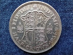 Anglia V. György (1910-1936) .500 ezüst 1/2 Korona 1936