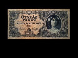 500 PENGŐ 1945 - hibás nyomta orosz P helyett N karakter