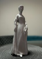 Zsolnay - Nő stólában - " Stólás hölgy "