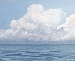 Augusztinyi József: olajfestmény