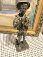 Adolphe Jean Lavergne (1852-1901’) “Pecás” 30cm magas