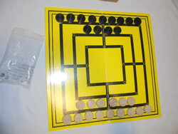 Malom játék /másik oldala sakktábla/ - hiányos