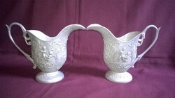 Régebbi , ón borbély kancsó , kiöntő pár