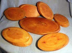 Gyönyörű nagy fa vágódeszka készlet