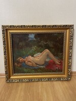 Czencz János, Fekvő akt