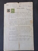 Adásvételi szerződés 1933 Gyula, két magyar állampolgár de USA-beli lakosok között