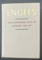 Engels: Magyarország 1848-49 című műve magyar és német nyelven - miniatűr könyv