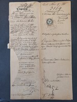 1888-as Kir. Járásbíróság Vasvárott  Kielégítési végrehajtási kérelem baltavári lakosok között
