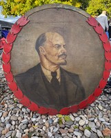V.I.Lenin Propaganda festmény Hódmezővásárhely