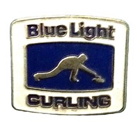 1970's BLUE LIGHT CURLING - LABATT BEER - CURLING kupa KANADA sport jelvény kitűző a képek szerint