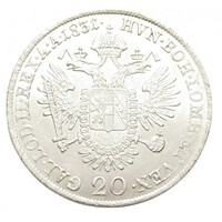 Ausztria,I. Ferenc 20 krajcár 1831 A EF+ ezüst 6.68g583