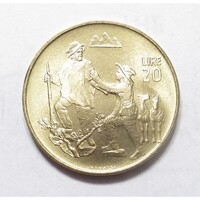 San Marino,20 lire 1972 - Szent Marinus aUNC+ ötvözet