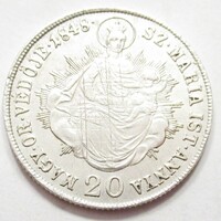Magyarország,20 krajcár 1848 KB aUNC+ ezüst 6.68g583