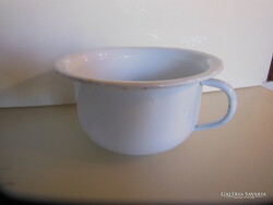 BILI - ALKUKÉPES - HÓFEHÉR - OSZTRÁK - ZOMÁNCOZOTT - 20 x 11 cm - SZÉP ÁLLAPOT