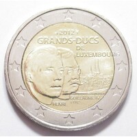Luxemburg,2 euro 2012 - IV. Vilmos halálának 100. évfordulója aUNC+ ötvözet