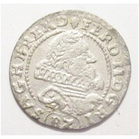 Lengyelország,II. Ferdinánd 1 krajcár 1624 BZ - Nysa - Szilézia EF+ ezüst