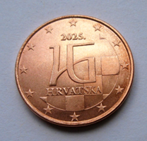 Horvátország - 5 Euro Cent - 2025 - glagolita írás
