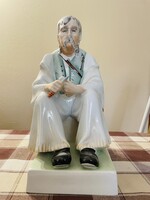 Zsolnay szalonnázó paraszt