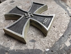 Német Birodalmi Asztal dísz íróasztal Levél nehezék  tömör fém alu öntvény dísz másolat