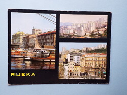 Képeslap (50) - Jugoszlávia (Horvátország) - Rijeka mozaik 1960-as évek - LEÍRÁS!!!