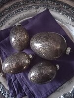 4 db foncsoros üveg húsvéti tojás