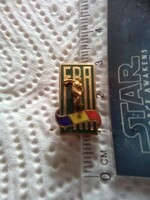 Régi francia tűzzománc sport jelvény!