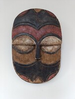 Antik afrikai maszk Teke népcsoport Kongó Gabon africká maska afrikanische Maske D911 921 5576